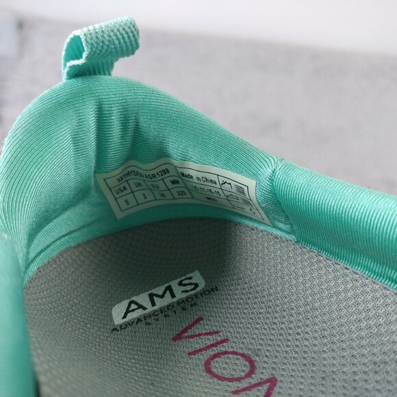 Vionic 331 Hydra Womens Size 5 Comfort Shoes Slip On Sneakers Pink Arch Support - Picture 8 of 9